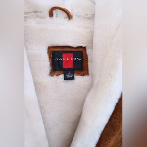 Gallery Brown Leather Jacket With Fur Hood Leather.